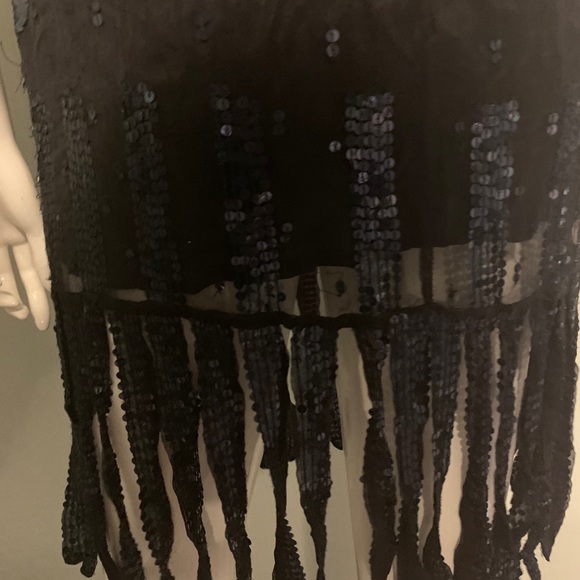 Beautiful Sequinned Navy & Black Dress Kate Moss - Picture 4 of 5